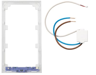 PLUS Frame with LIGHT/TRA 86 2 HOLES