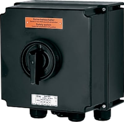 Switch Emergency STOP EXE 3-Pole 80A
