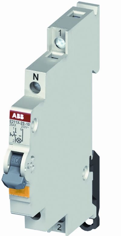 Switch FOR DIN-RAIL E211X-25-10