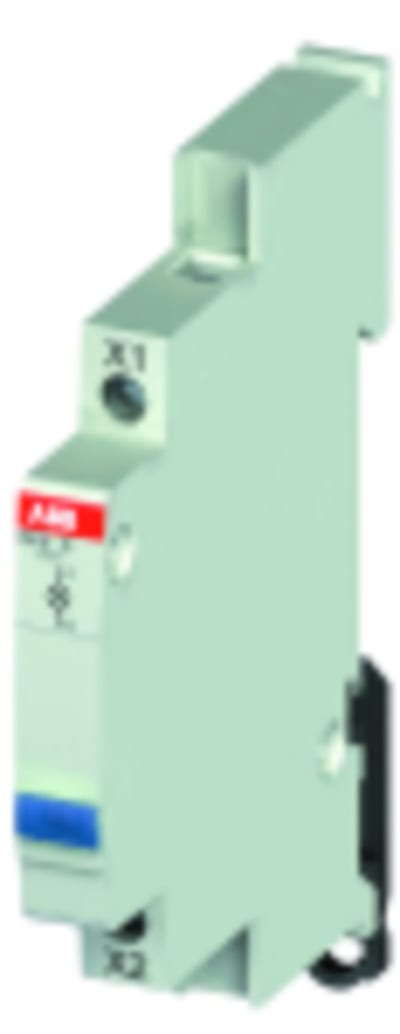 ABB Indicator light with maintenance-free LED, LED colour: blue 115-250 VACPDC, 12-48 VACDCPDC, 110-220 VDCPDC Module width 0,5 2CCA703424R0001