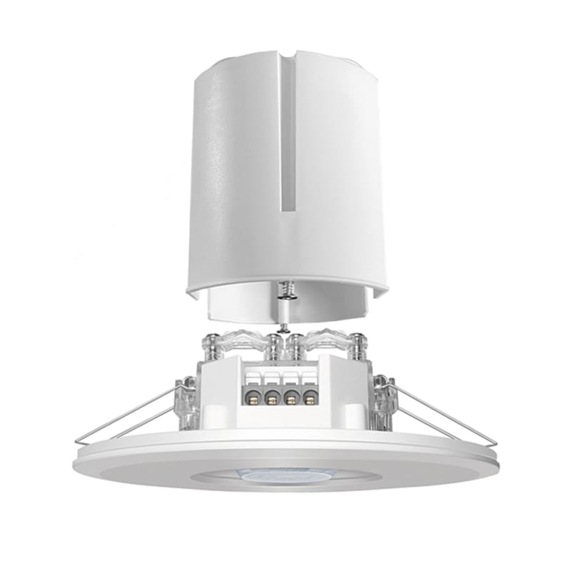Esylux PD-FLAT 360/8 LR BMS DALI-2 Flush Presence Detector, White (EP10423215)