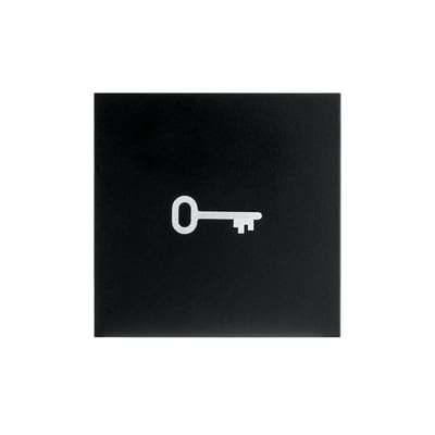 SG Armaturen Switch Button with Wrench Symbol, Black