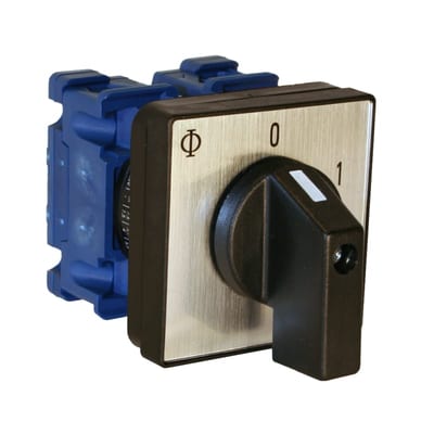CAM SWITCH 0-1 2P/25A 5H recessed (CA20 A201-600E)
