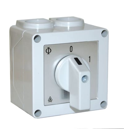 Switch 0-1 3P/25A IP42