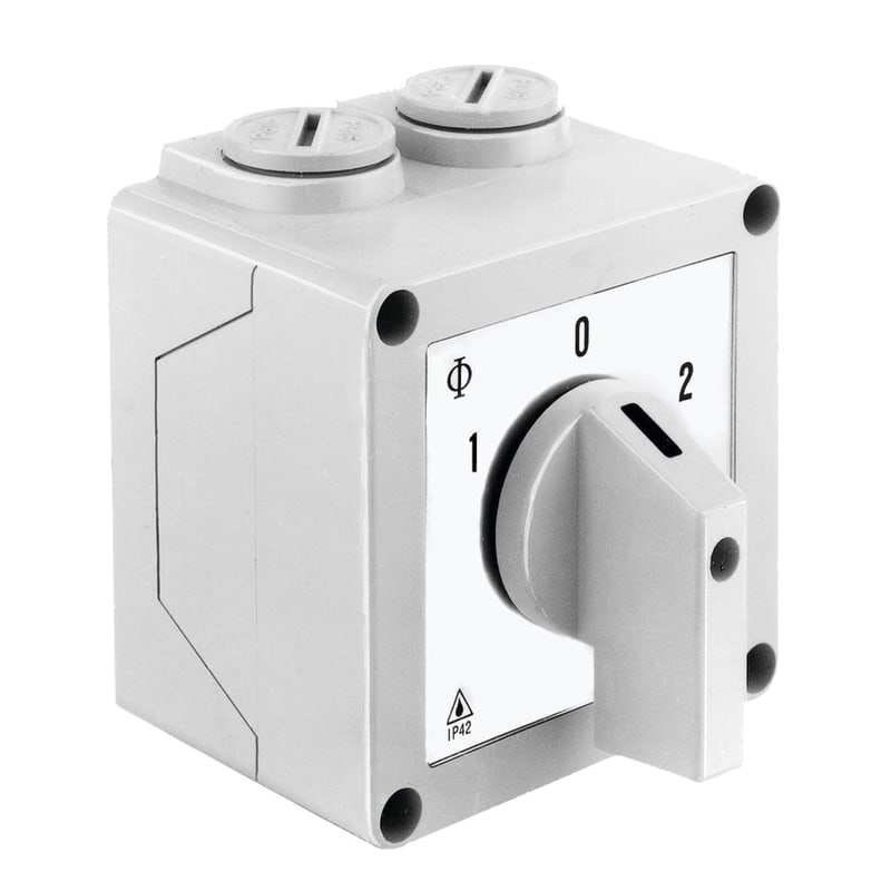 Switch 1-0-2 1P/20A IP42 (CA10 A210 Pn)