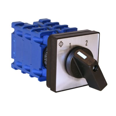 CAM SWITCH 1-2 3P/25A 5H recessed