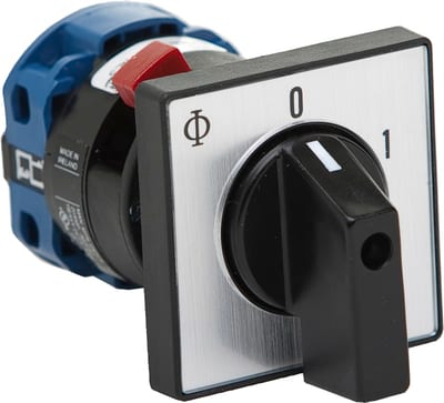 Cam switch 1-0-2 2P/20A 1H Recessed