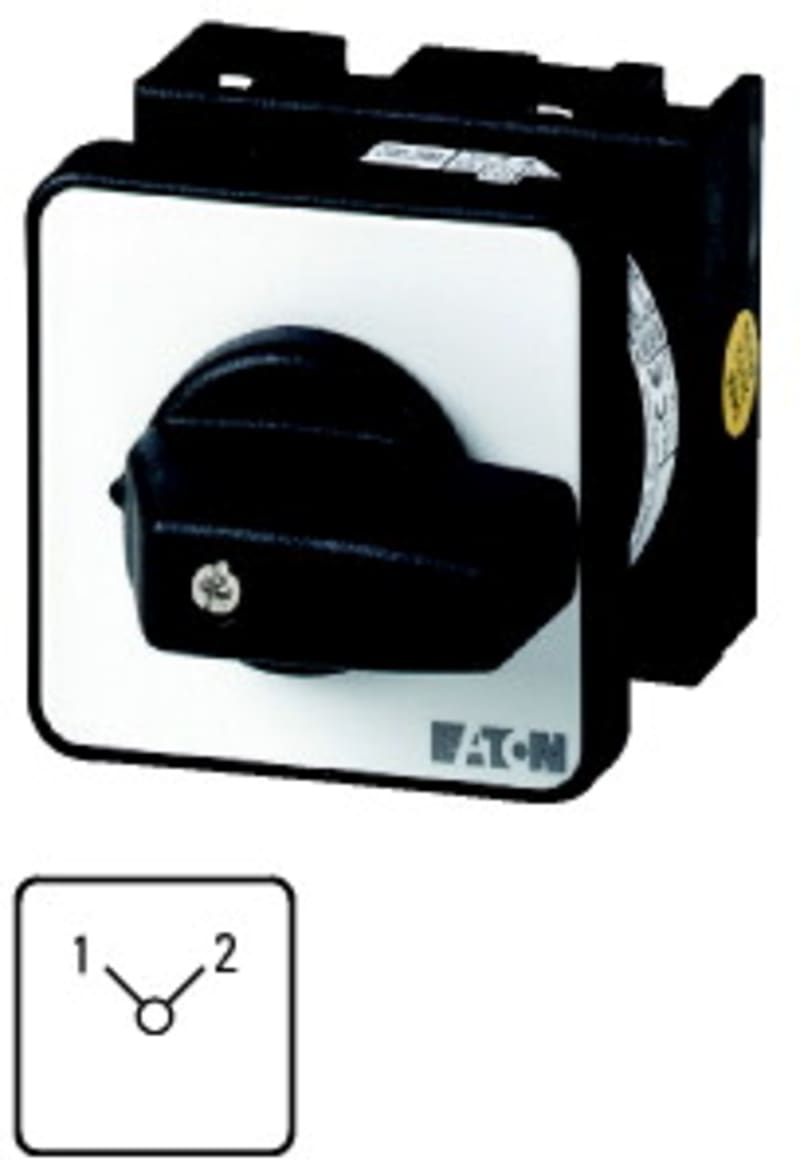 Selector switch 1-2 3P Recessed (T0-3-8222/E)