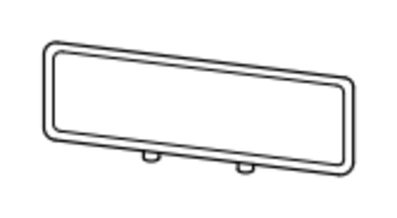 Blank Label with Frame for T0-T3 Switches (ZFS60-T0)
