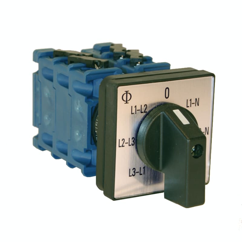 CAM SWITCH VOLTM 3P/20A 5H recessed (CG8 A007 -624 E)