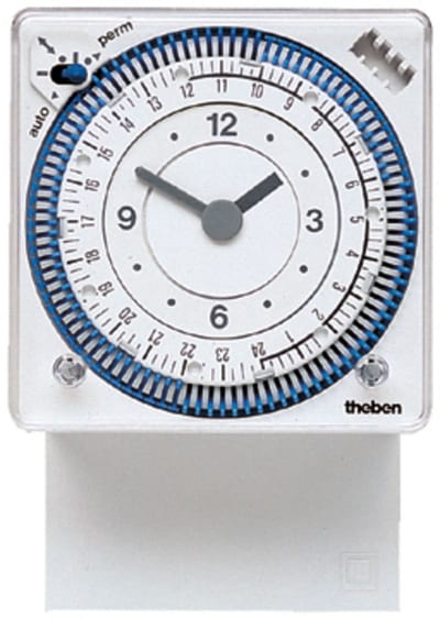 Theben SYN169S Mechanical 24-Hour Time Switch Single-Channel Panel Mount