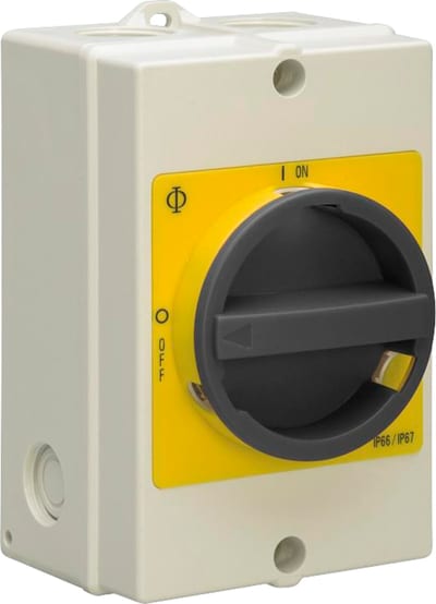 Switch-disconnector 3P/20A IP67