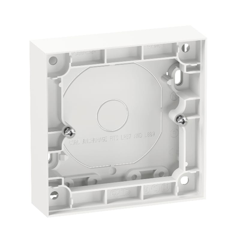 PLUS Single Cover 25mm POLAR WHITE (EKO04587)