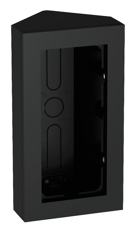 ELKO Plus Double Surface-Mount Corner Cap, Black (EKO04615)