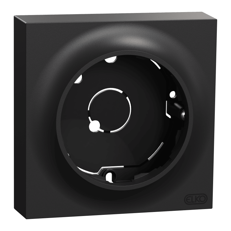 Single wall-mounted cover low One Black (EKO50021)
