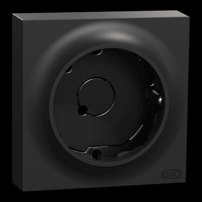 Single wall-mounted cover low One Black