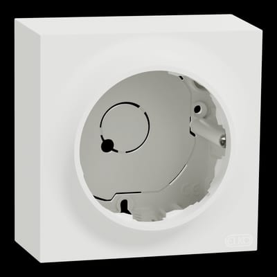 Single wall-mounted cover high One PURE WHITE