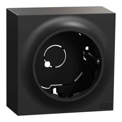 Single wall-mounted cover high One Black