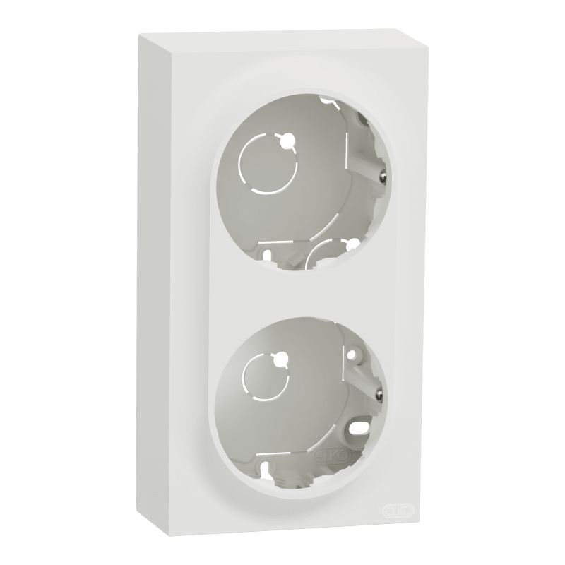Double wall-mounted cover high One PURE WHITE (EKO50028)