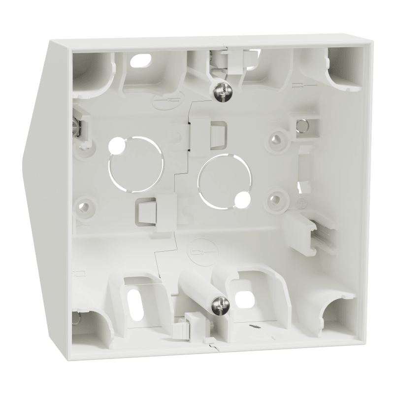 ELKO One Corner Cap 1-Hole, Pure White (EKO50034)