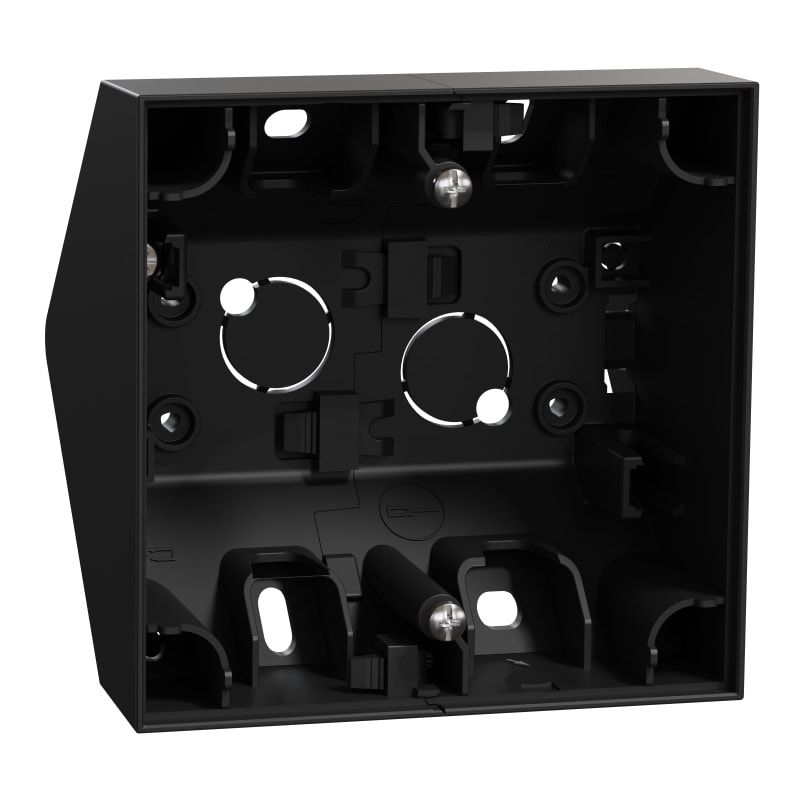ELKO One Corner Cap 1-Hole Surface-Mount Black (EKO50035)