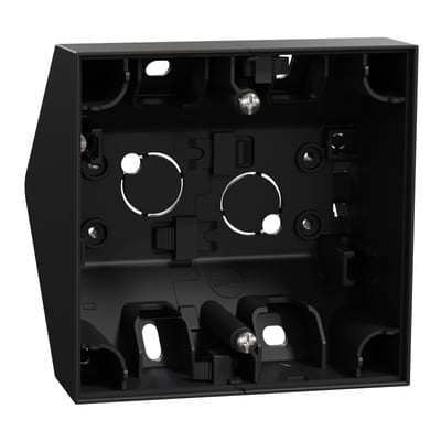 ELKO One Corner Cap 1-Hole Surface-Mount Black