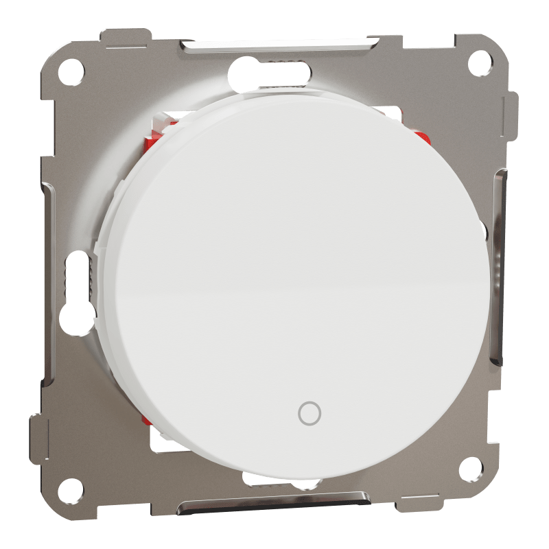 Switch 2-pole screw connection One PURE WHITE (EKO50038)