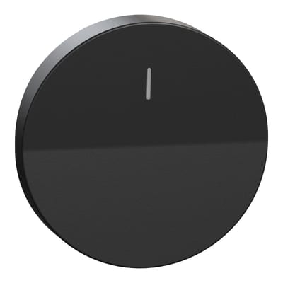 ELKO One Rocker Piece 1-Pole with Indicator Window Black