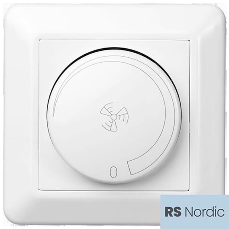 400HR Speed Controller Flush RS PURE WHITE (EKO30142)