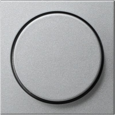 Dimmerfront Push/turn 55 Aluminium