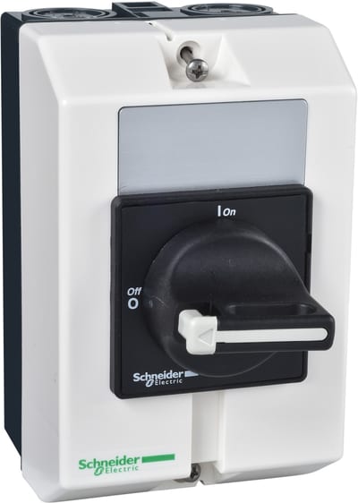 Schneider Electric TeSys Vario enclosed, main switch disconnector, 16A, IP65 VBF01GE
