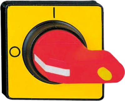 Schneider Electric TeSys VARIO / Mini VARIO- front and red rotary handle - 1 padlocking KCC1YZ