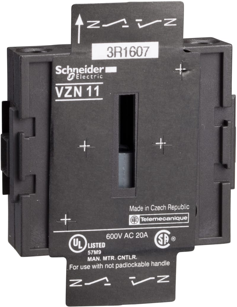 Schneider Electric VZN11 TeSys Additional Neutral Block 1N (VN12/VN20)