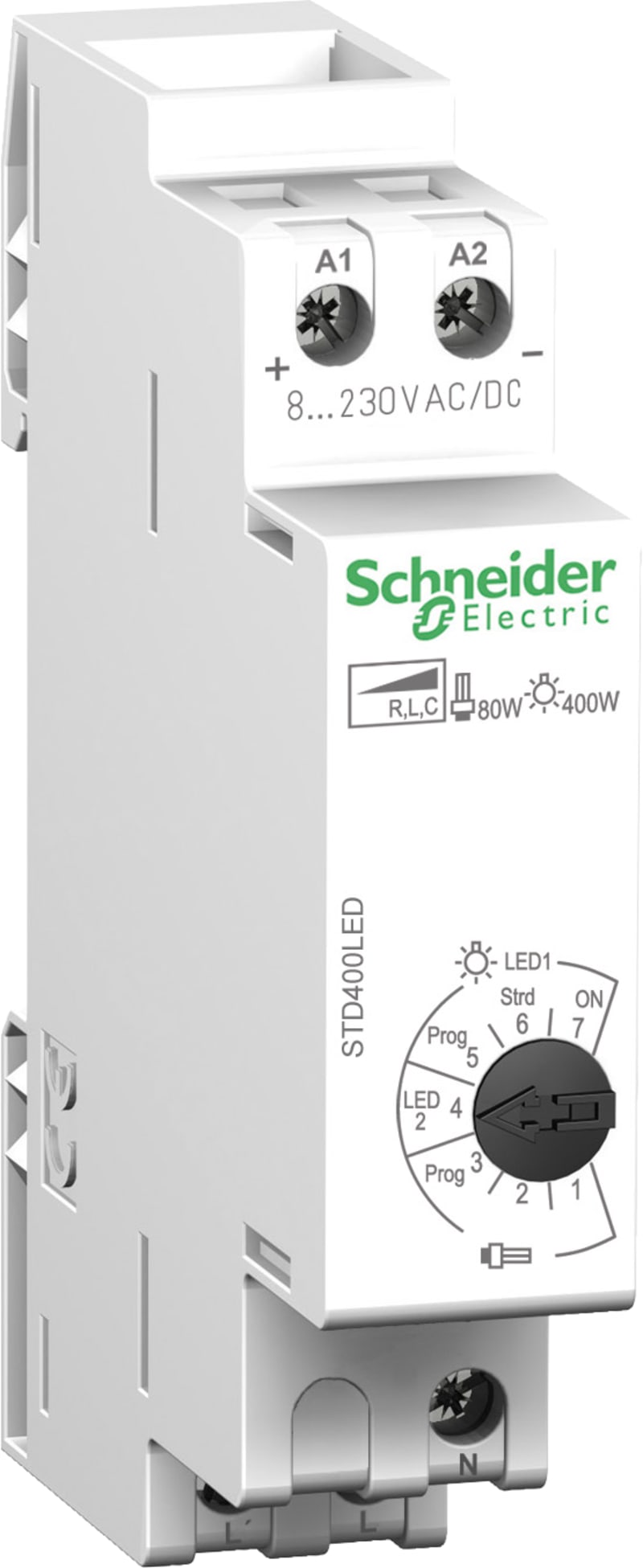 Schneider Electric ACTI9 - STD400LED DIN universal dimmer CCTDD20016