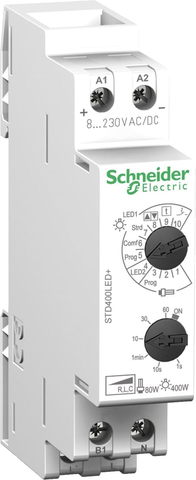 Schneider Electric ACTI9 - STD400LED+ DIN universal dimmer CCTDD20017