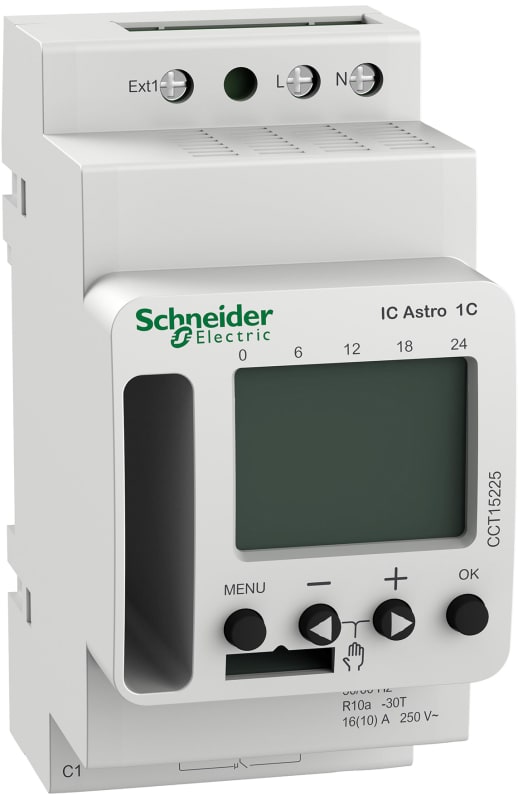 Schneider Electric ACTI9 IC Astro 1C SMART programmable twilight switch CCT15225