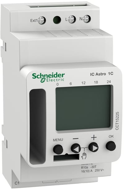 Schneider Electric ACTI9 IC Astro 1C SMART programmable twilight switch CCT15225
