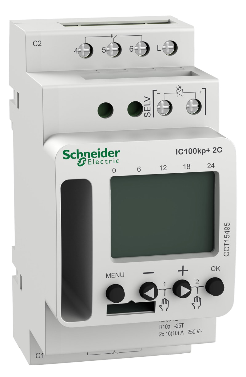 Schneider Electric ACTI9 IC100KP+ 2C (1 - 99000 lux) SMART programmable twilight switch CCT15495