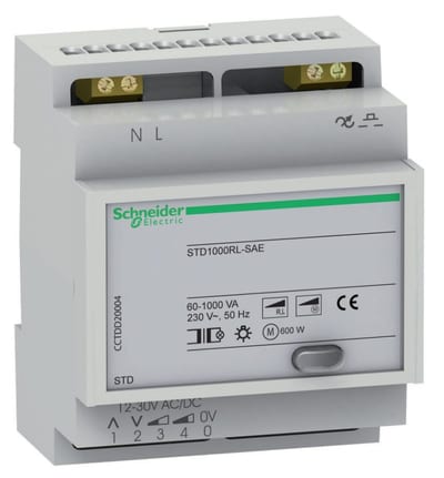 Schneider Electric STD - DIN - remote control dimmer - 1000 W CCTDD20003