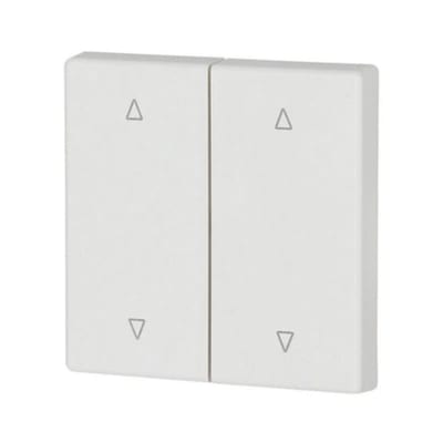 Eaton Double Rocker Matte Alpine White Up/Down
