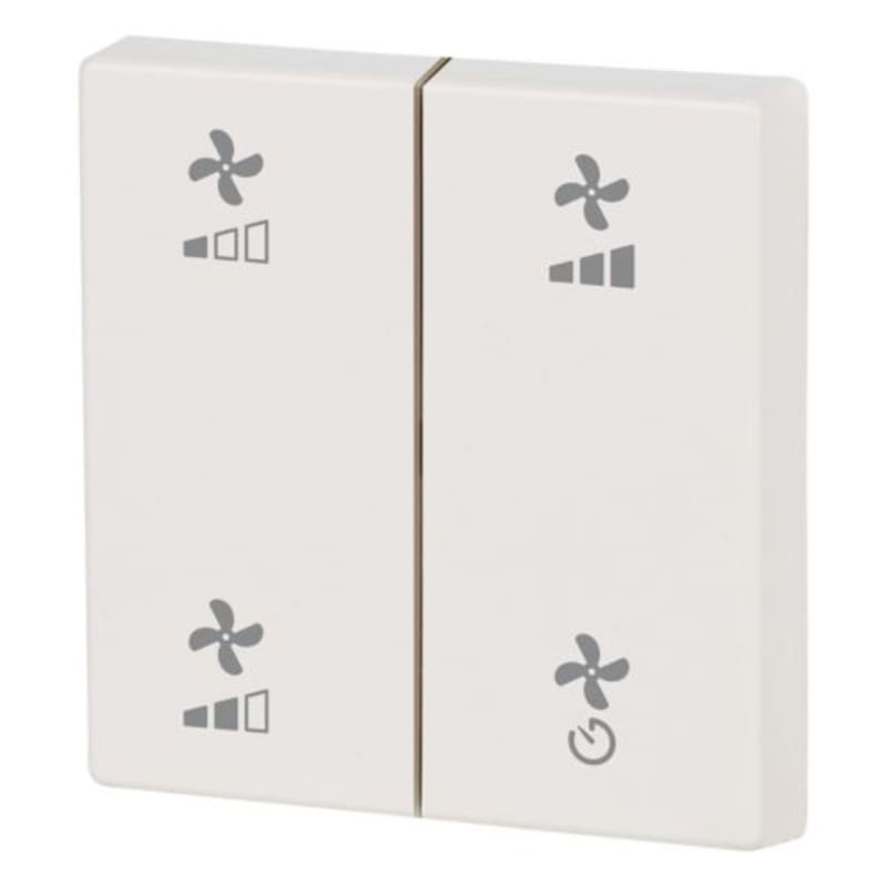 Eaton Double Rocker Matt Alpine White (CWIZ-02/A7)