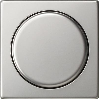 Function Dimmer Front Push/Turn System 55 Stainless Steel