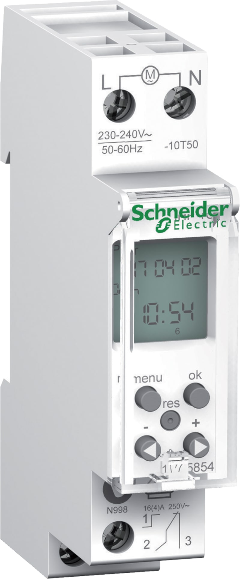 Schneider Electric ACTI9 - IHP - 1C digital time switch - 24 hours + 7 days CCT15854