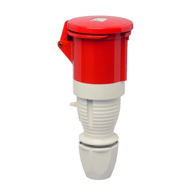 Earthed socket 463-6 IP44 400V