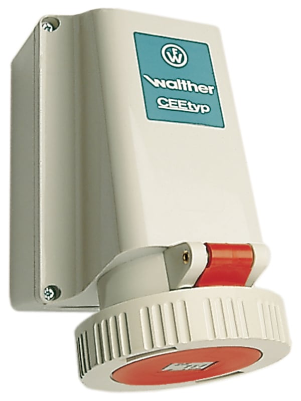 Socket-WALL 463-6 IP67 400V (1500610)