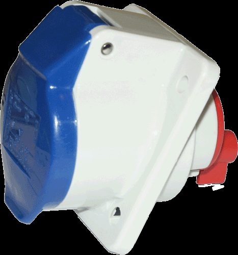 Socket innf.oblique 216-6 IP44 230 (510306)