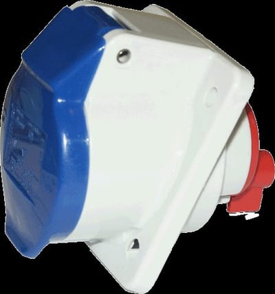 Socket innf.oblique 216-6 IP44 230