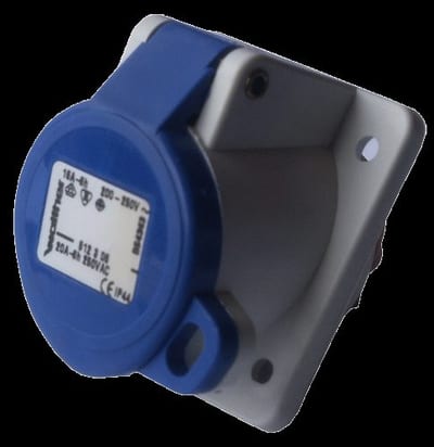 Socket recessed with locking ring 216-6