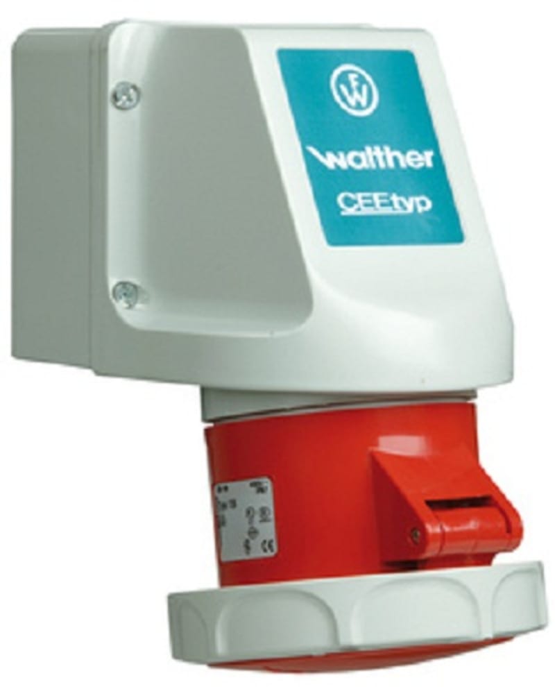 Socket-WALL 416-6 IP67 400V (1500678)