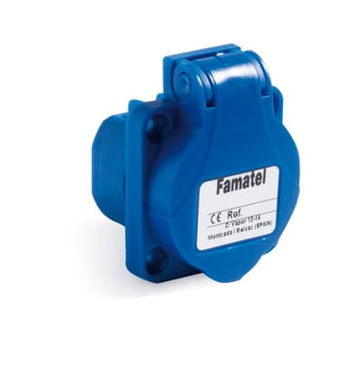 Socket inf. 2/16+j Schuko IP54